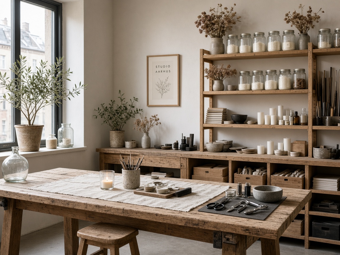 About the Candle / craft workshop studio studio at Coralgrove House