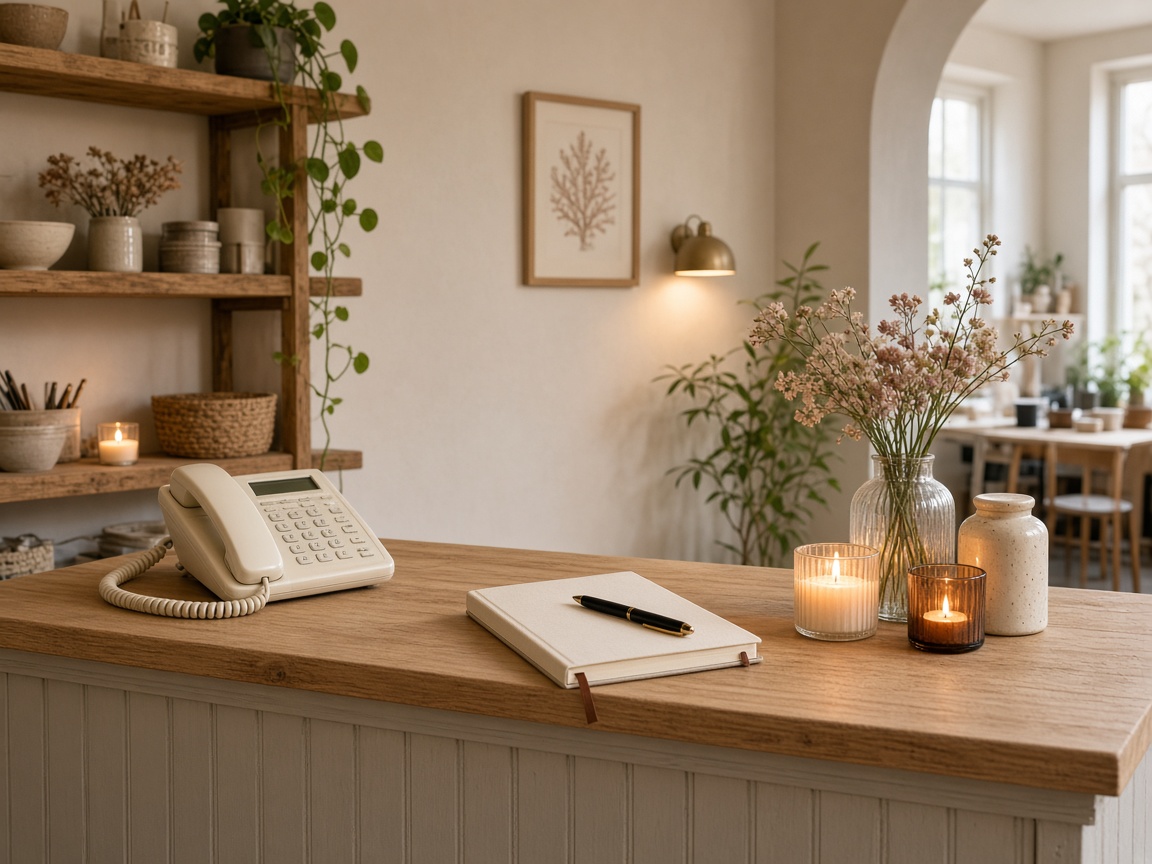 Contact desk at Coralgrove House in Aarhus
